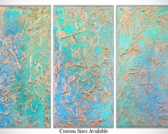 Abstract Painting, Original Painting, Turquoise Painting, Wall Art, Modern Art, Abstract Art, Abstract Painting, Canvas Painting, Large Art