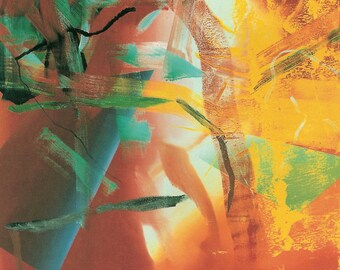 GERHARD RICHTER - 'Merlin' - rare original lithographic print - c1991 - very large (Collection of Contemporary Art, Germany) ex