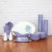 Lilac Corsage Royalon Melmac Dishes Purple Melamine (Sold Individually)