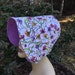 Easter Bonnet, Toddler Sun Hat, BONNET, Sun Hat, Reversible Bonnet, Purple Bonnet, Reversible Baby Bonnet, Reversible Sun Hat, Chin Strap