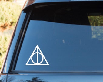 Deathly Hallows, Harry Potter car window decal