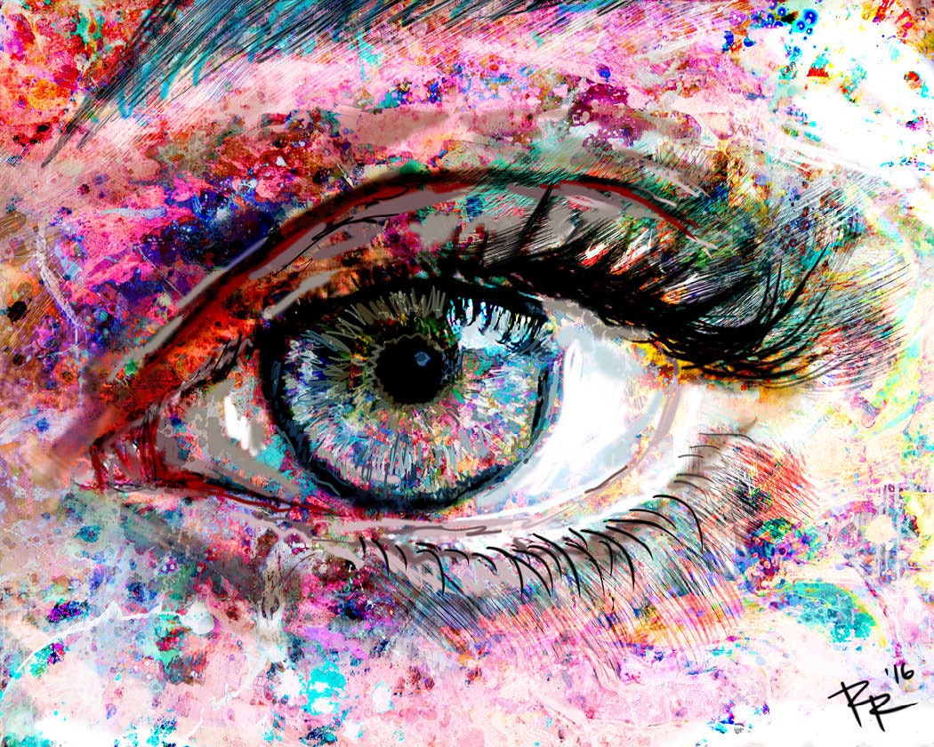 Eye Artwork Eye Art Print Eyes painting