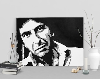 Custom Hand Painted Graphic Portraits on Canvas