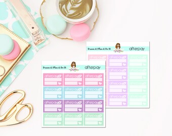 Afterpay Reminder Stickers