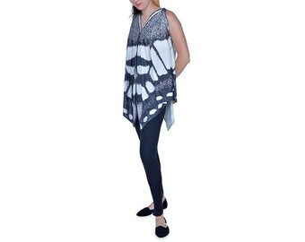 Black & White Butterfly Tunic