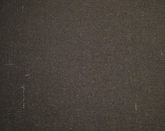 Black Osnaburg Cotton Fabric 1 Yard