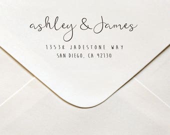 Address Stamp, Address Stamps, Address Stamp Self Inking, Custom Address Stamp # 26