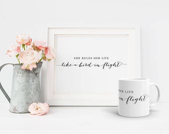 PRINTABLE Art Stevie Nicks Rhiannon Lyrics Print, 16x20 8x10 Calligraphy Inspirational Poster, Fleetwood Mac Gifts Boho Wall Art Download