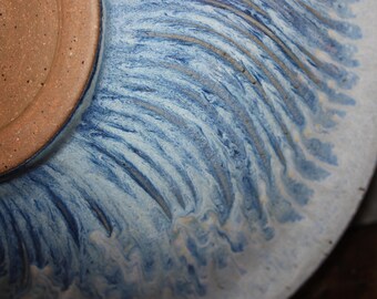 Ceramic Fruit Bowl, Large Stoneware Serving Bowl