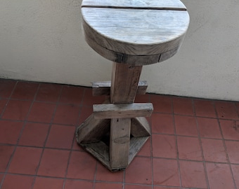 Handmade stool for garden or home