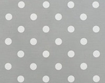 Polka Dot Storm/White Twill Fabric by the Yard by Premier Prints