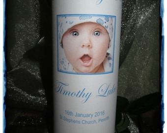 Personalised Christening/Baptism/Naming Day Candle