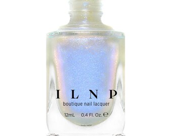Abyss - Glowing Blue, Deep Purple Iridescent Topper Nail Polish