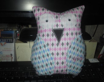 Plush OWL shape personalize