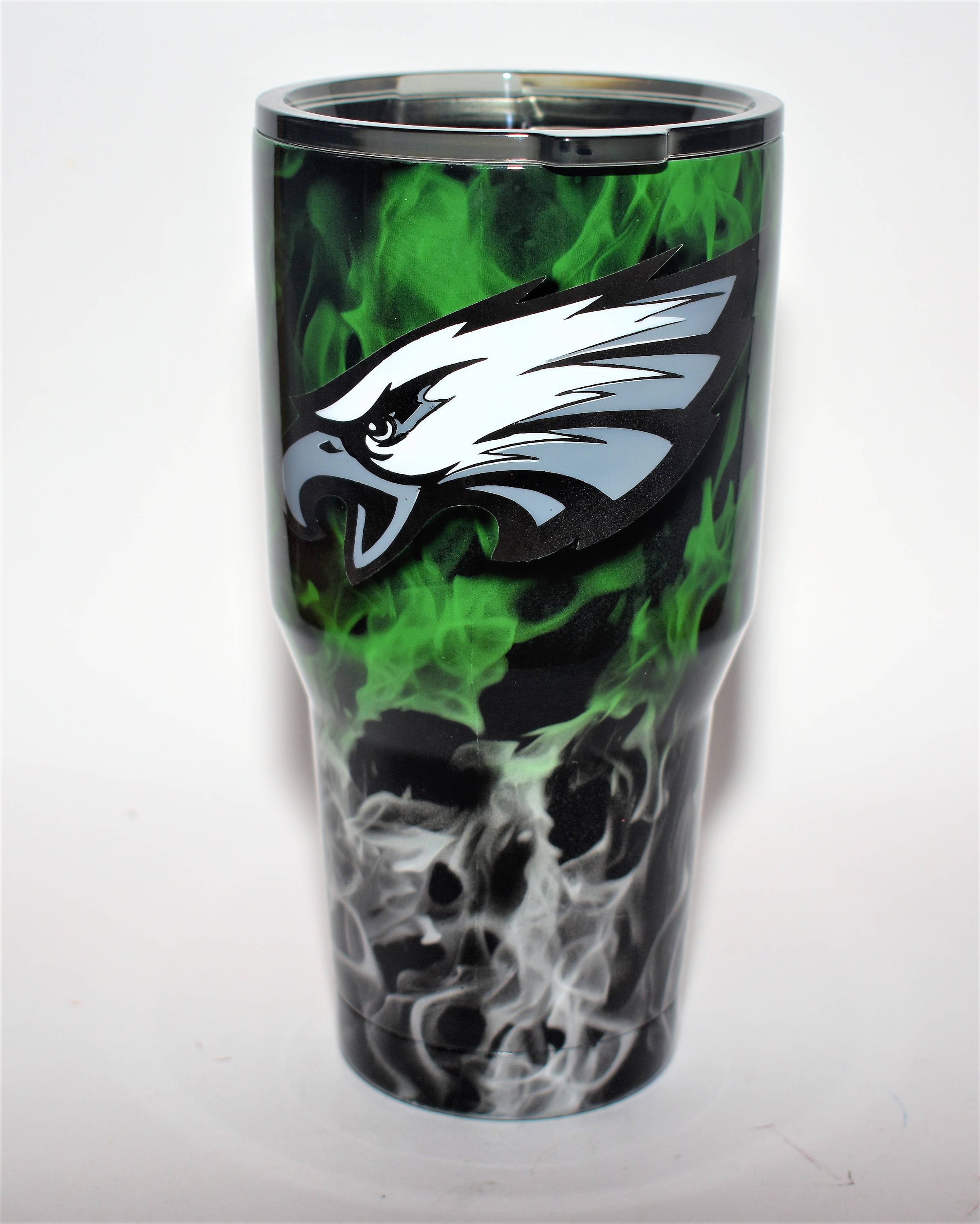 Custom Painted Yeti Tumbler Philadelphia Ozark Eagles tumbler