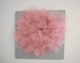 Tulle Flower - Wall Decor