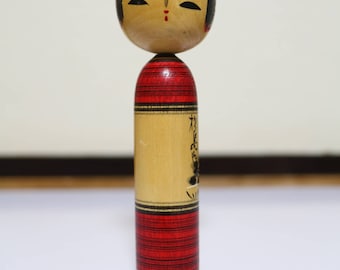 Kokeshi Doll Kokeshi Girl wood Doll Vintage Japanese Kokeshi Doll Japanese wooden Doll Vintage Folk Kokeshi