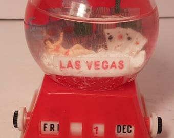 Vintage Las Vegas Snow Globe