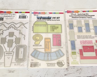 Stampendous Pop Accessories Dies sets by Fran Seiford, card making, scrapbooking, art journaling, paper-crafts, make your own pop-up cards