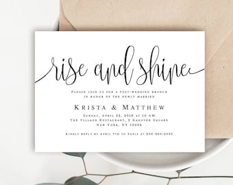 brunch invitation template
