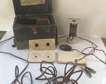 Iriscope Model D Vintage Medical Device, patented 1935 by Dr. J.L. Rogers