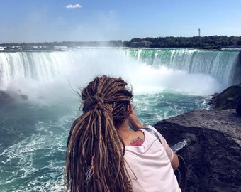 Synthetic Crochet Double Ended Brown Dreads Full Set