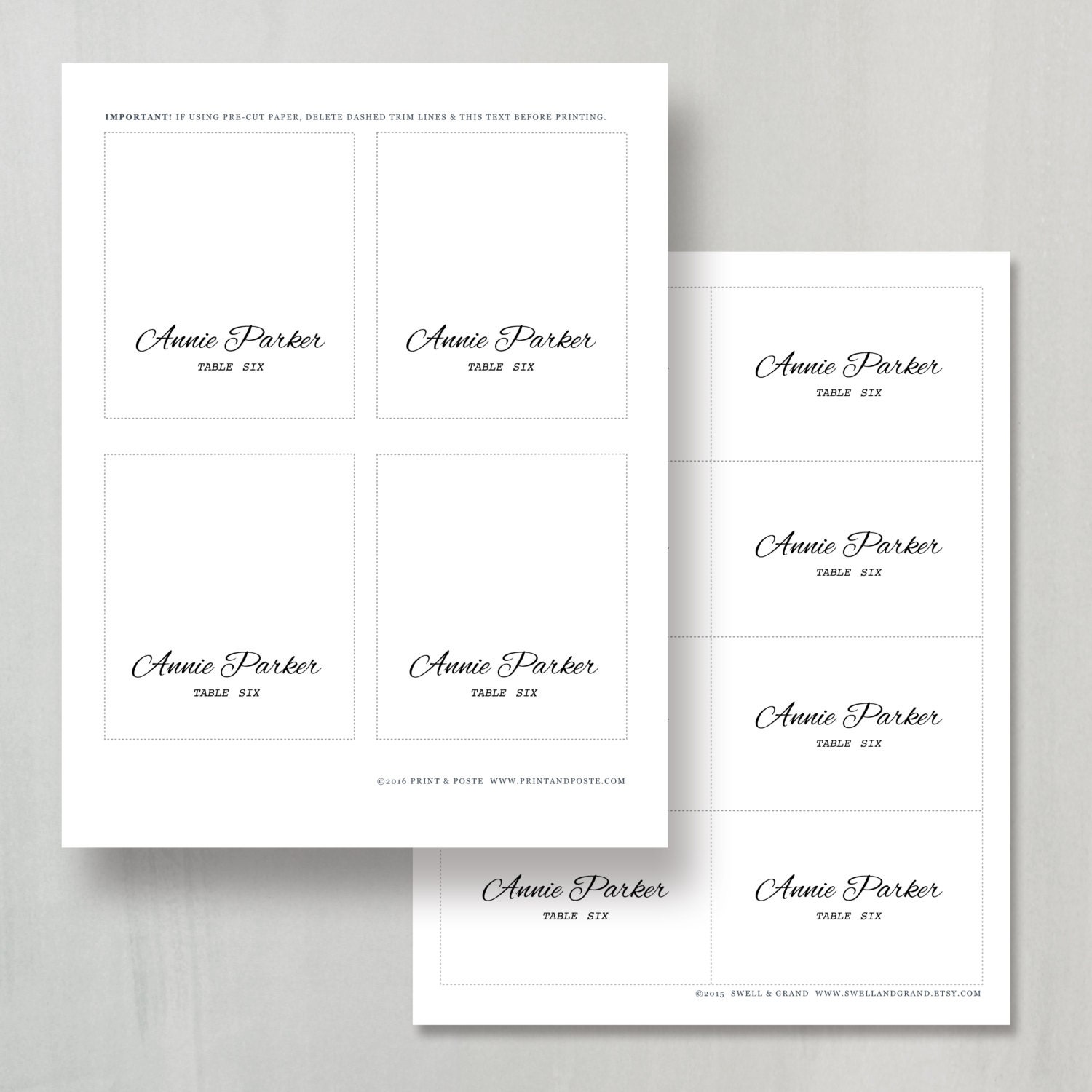 place card template for mac