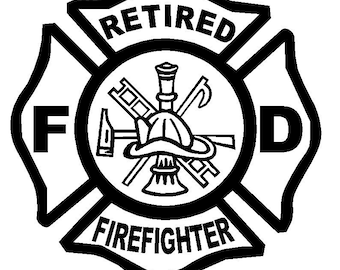 Retired firefighter | Etsy