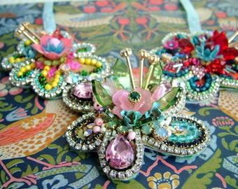New Blooms - OOAK Neckpiece - Ready to ship xx