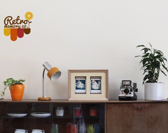 Double Polaroid personalised photo frame