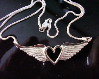Winged Heart Necklace