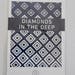 DIAMONDS in the DEEP modern quilt pattern by Bonjour Quilts 4 four sizes to make baby throw lap picnic twin queen size - modified log cabin
