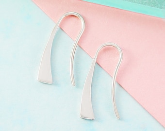 Silver Drops, Sterling Silver Earrings, Unique Earrings, 925 Silver Earrings, Simple Earrings, Modern Earrings, Small Drop Earrings, Gifts