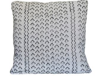 Mud Cloth Throw Pillow 18"x18"