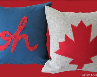 Maple Leaf / OH Canada Pillow