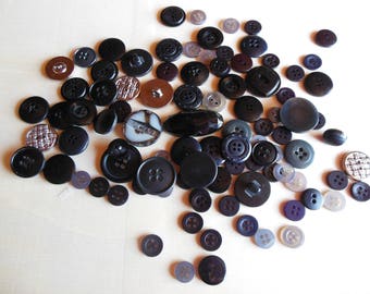 Set black and gray buttons