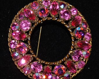 signed regency brooch