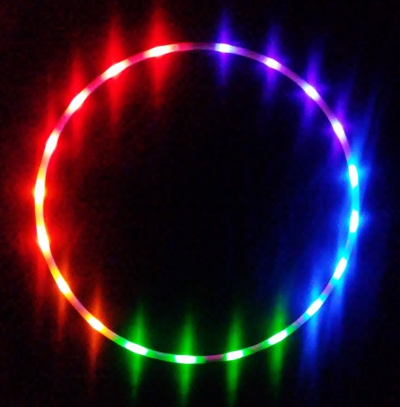 Rainbow Strobe 20 LED Hula Hoop Rainbow Strobe LEDs