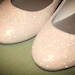 ivory sparkle flats