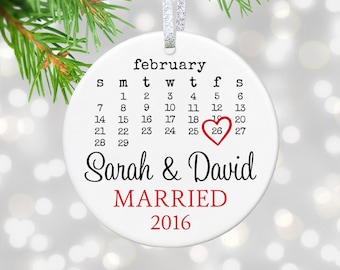 Wedding Ornament Wedding Gift For Couples Gift Newlywed Gift First Christmas Ornament Wedding Shower Gift Just Married Gift Bridal Gift