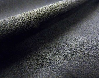 56 in. stretch black rayon crepe
