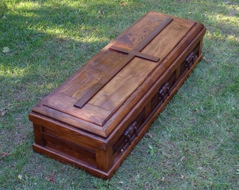 Free Shipping - Hand Built Reclaimed Wood Casket