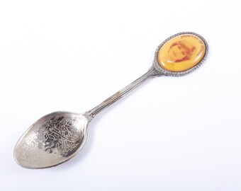 Princess Of Wales, Diana, Portrait, Teaspoon, Spoon, Souvenir, Design, Decor, Home, Vintage, Collection, Nostalgia ~ SS006
