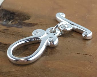 Sterling Silver Sturdy Toggle Clasp