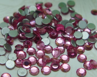 144 pcs swarovski flat back crystal,Rose,SS5