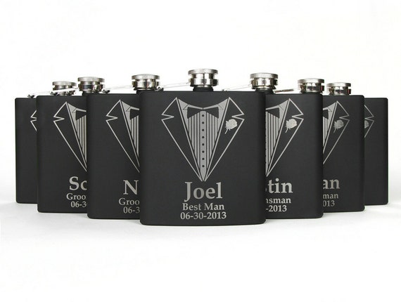 Wedding Party Gift Flasks