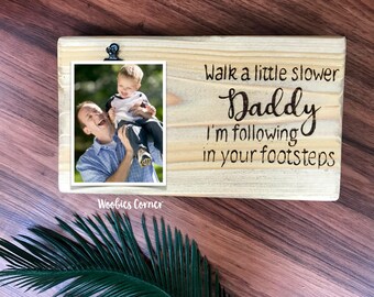 First fathers day gift, Daddy picture frame, Fathers day gift from son, Gift for Daddy, Daddy frame, New dad gift, Dad picture frame