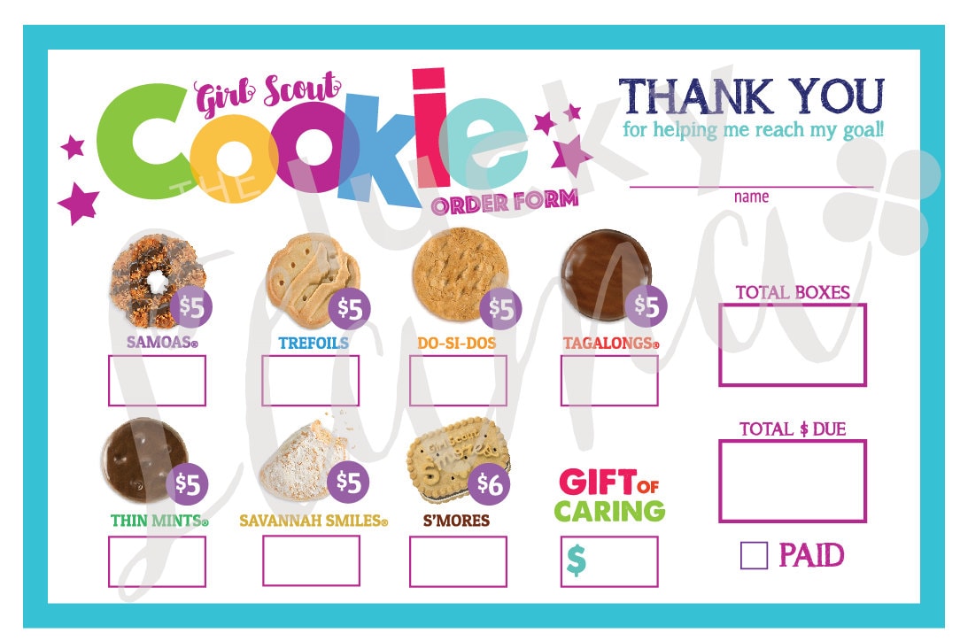 how to pay for girl scout cookies by check