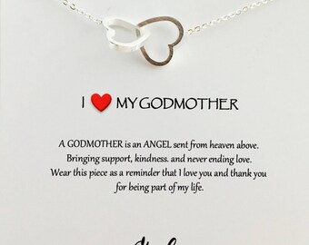 Christening gift Godmother gift Baptism gift Personalized baptism Christening gifts Godmother Gift for Godmother Necklace Jewelry