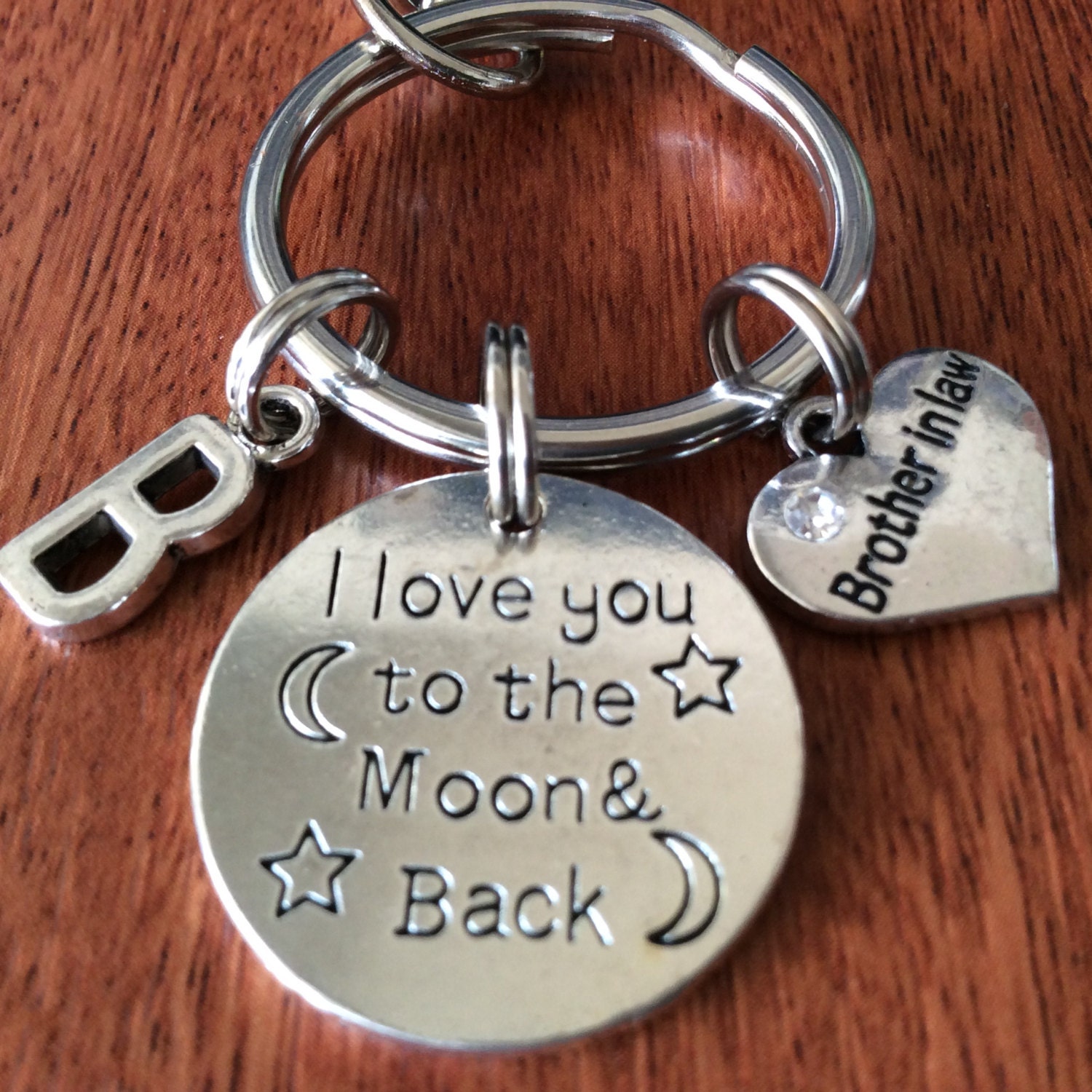 PERSONALIZED Brother In Law Keychain Brother in law gifts